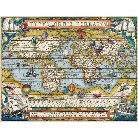 intorno al mondo - puzzle 2000 pezzi