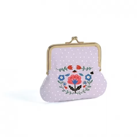 porta monete - fiorellini