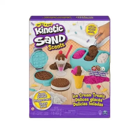 kinetic sand - playset gelati deliziosi sabbia profumata