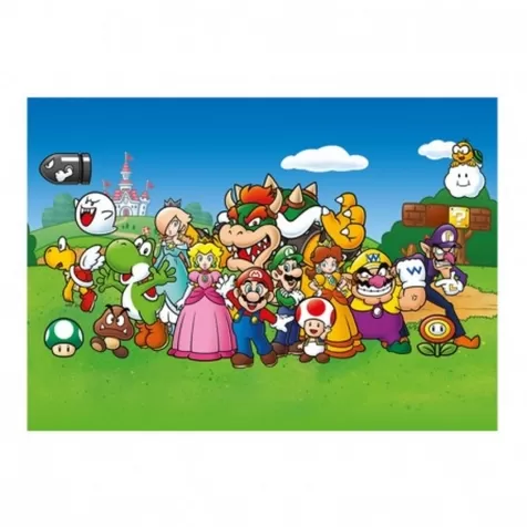 mario and friends - puzzle 500 pezzi