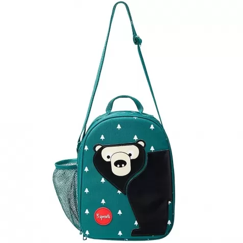 borsa porta pranzo termica con tracolla - orso petrolio