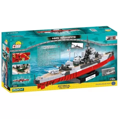h.m.s. warspite 1:300 - 1515 pezzi