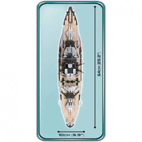 h.m.s. warspite 1:300 - 1515 pezzi