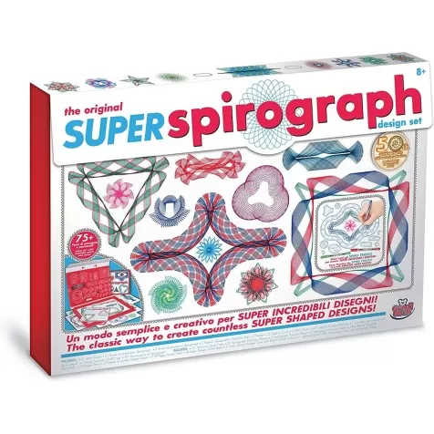 GRANDI GIOCHI Spirograph Super Kit - Spirografo Con Accessori a 49