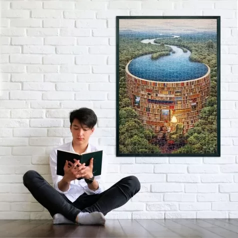 bibliodame - puzzle 1000 pezzi - high quality collection