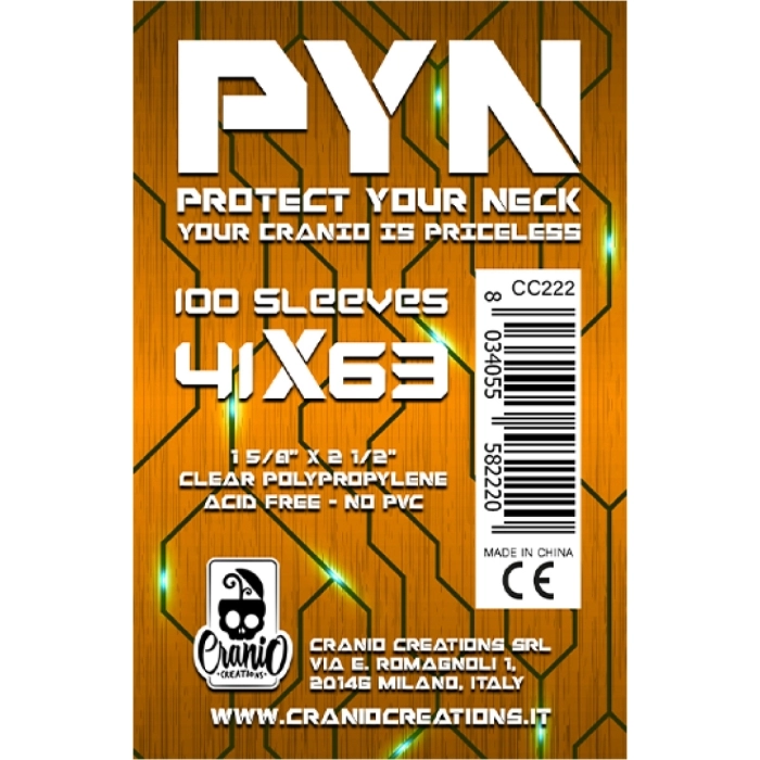 pyn 41x63 - confezione da 100 bustine protettive