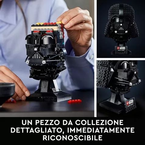 75304 - darth vader casco da collezione