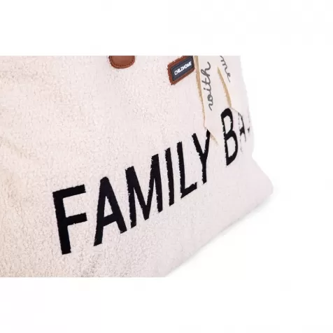 family bag - borsa weekend 55 x 18 x 40 cm - teddy panna