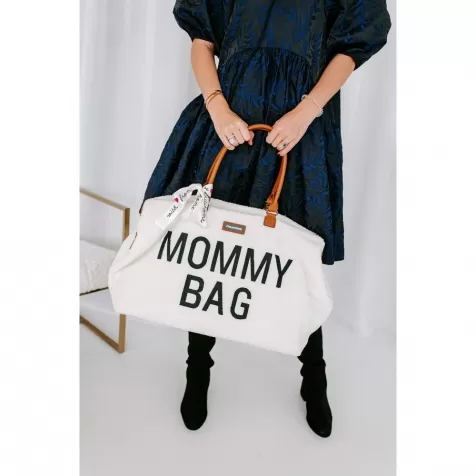 mommy bag borsa fasciatoio - 55 x 30 x 40 cm - teddy panna - include materassino per il cambio!