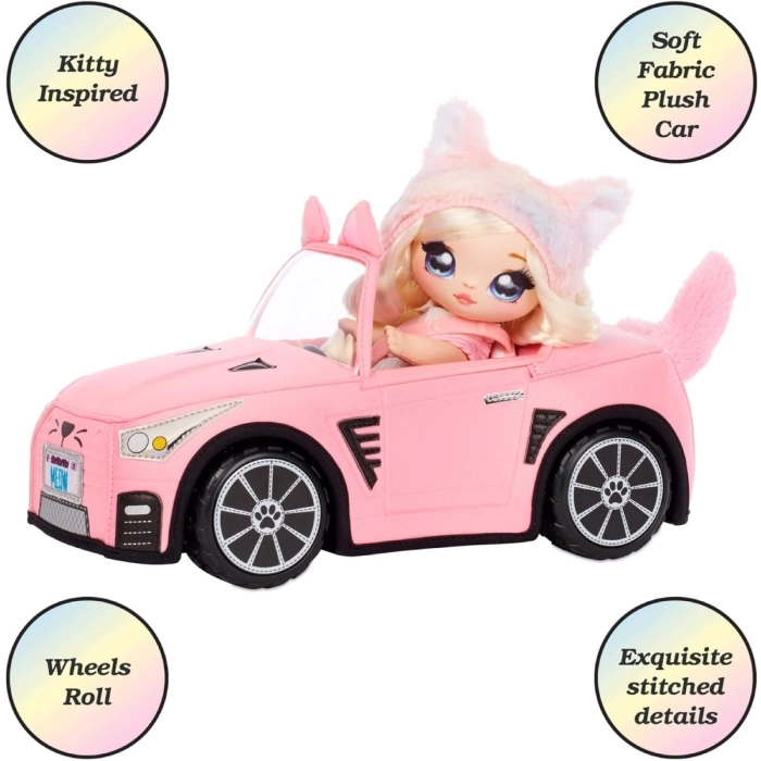 na! na! na! surprise - soft plush convertible car