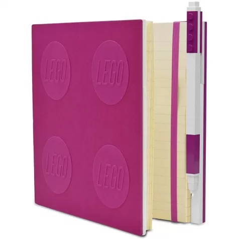 notebook quaderno con 1 penna - colore rosa