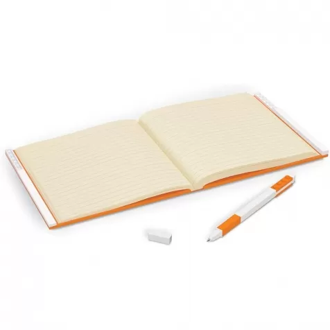 notebook quaderno con 1 penna - colore arancione: 2
