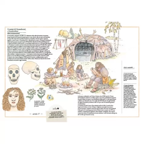 inventario illustrato della preistoria. ediz. a colori