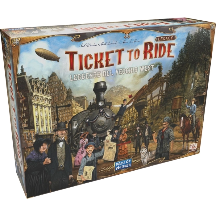 ticket to ride legacy - leggende del vecchio west