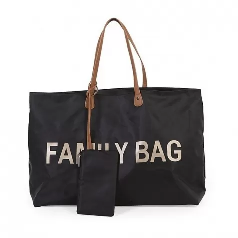 family bag - borsa weekend 55x18x40cm - nero