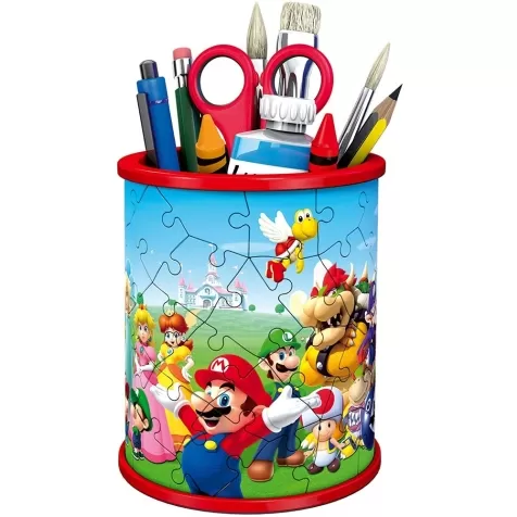 portapenne supermario - puzzle 3d