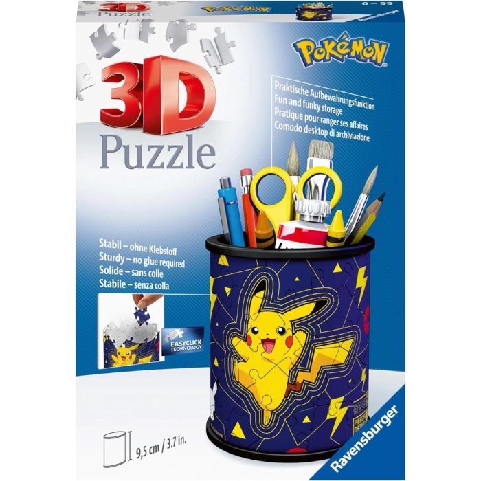 pokemon - portapenne - puzzle 3d