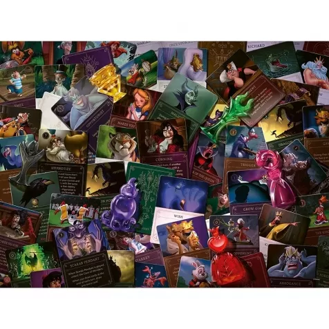 villainous: all villains - puzzle 2000 pezzi