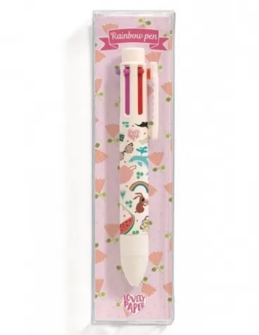 rainbow pen - penna 6 colori tinou