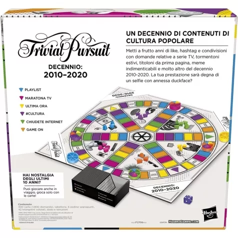 trivial pursuit - decennio dal 2010 al 2020