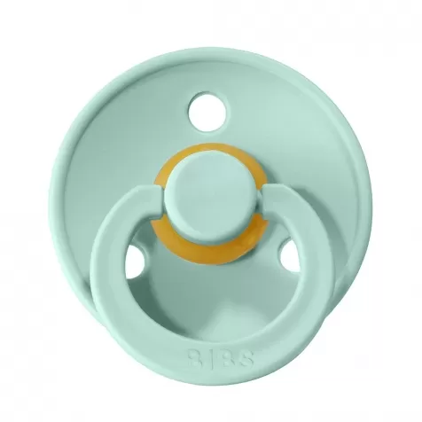 set di 2 ciucci - bianco & menta - tettarella in gomma naturale - size 1, 0-6 mesi