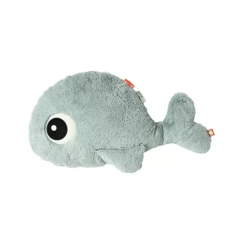 peluche cuddle friend wally balena morbida blu - 57x29 cm