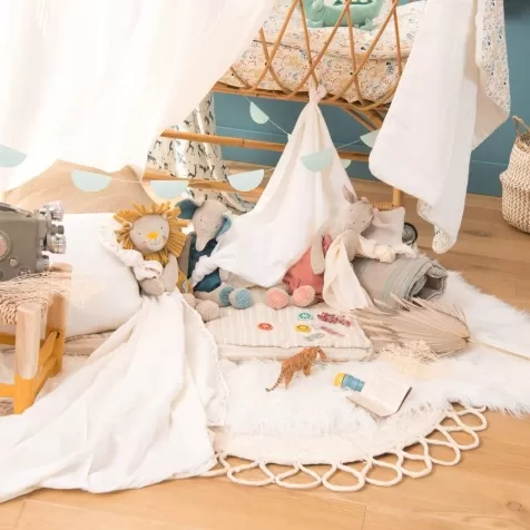 tutina intera in cotone blu ghepardo, sous mon baobab tg. 6 mesi