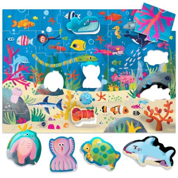 eco play - shapes puzzle sea