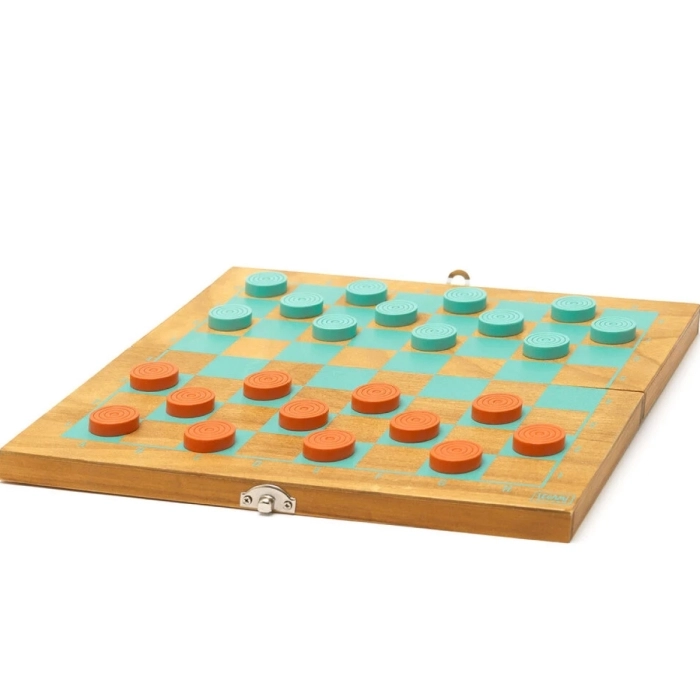 scacchi e dama in legno - chess and draughts