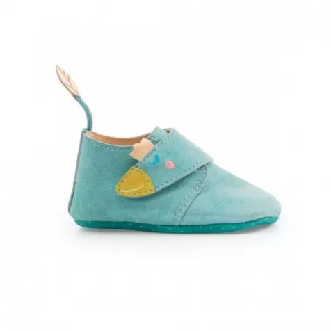 scarpine in cuoio oca celeste le voyage d'olga 6-12 mesi: 2