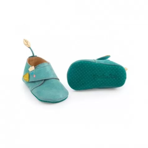 scarpine in cuoio oca celeste le voyage d'olga 6-12 mesi: 3