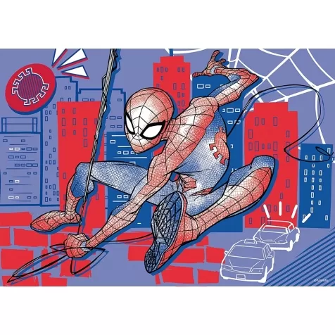 spiderman - puzzle 24 pezzi pavimento