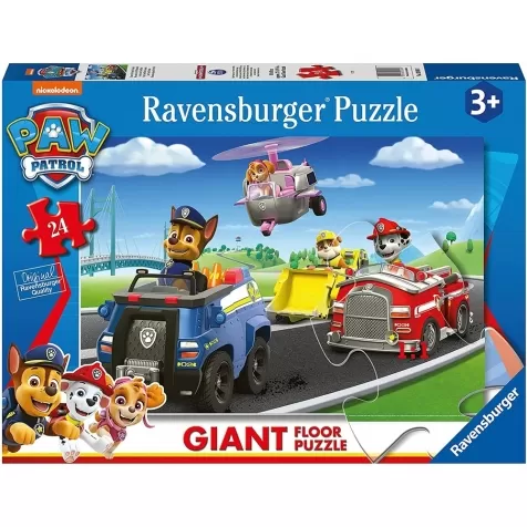 paw patrol - puzzle 24 pezzi pavimento