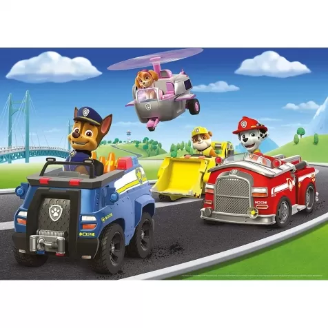 paw patrol - puzzle 24 pezzi pavimento