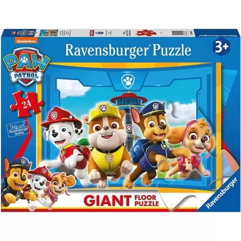 paw patrol b - puzzle 24 pezzi pavimento