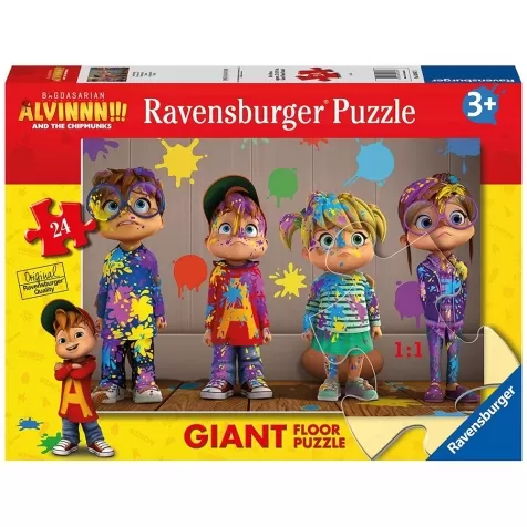 alvin - puzzle 24 pezzi pavimento