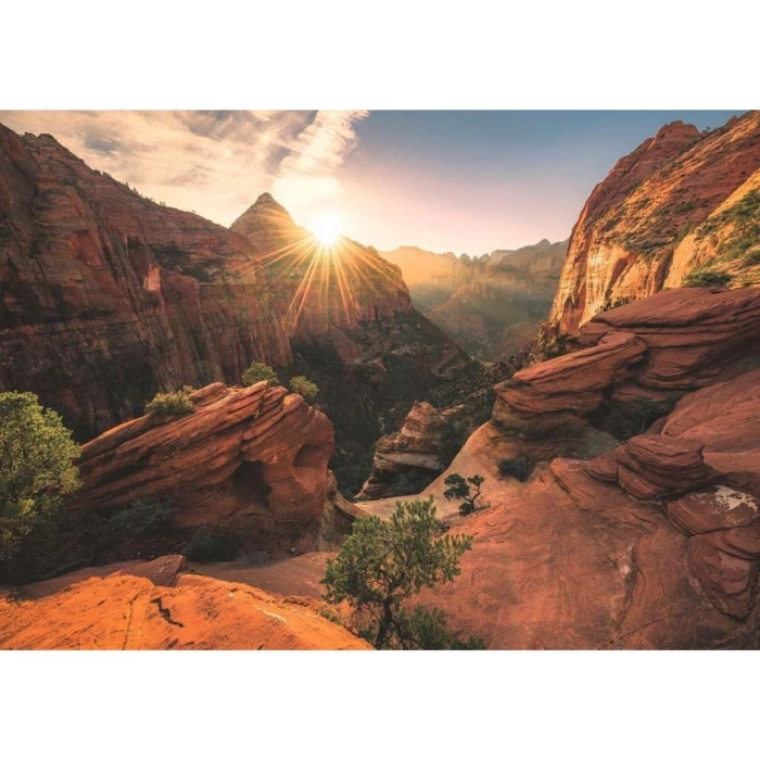 zion canyon usa - puzzle 1000 pezzi