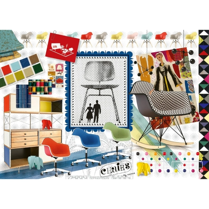 eames design spectrum - puzzle 1000 pezzi