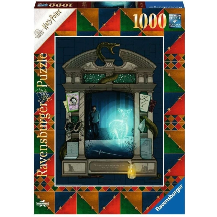 harry potter: patronus - collezione book - puzzle 1000 pezzi