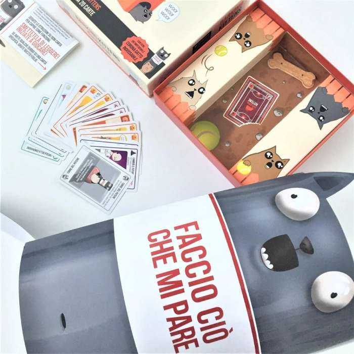 exploding kittens - barking kittens - espansione da 20 carte