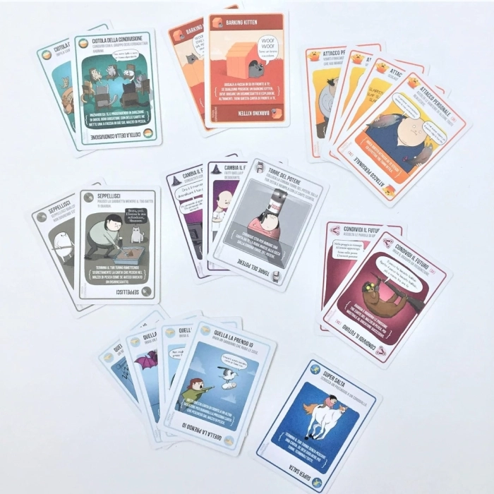 exploding kittens - barking kittens - espansione da 20 carte