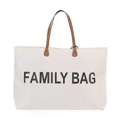 family bag - borsa weekend 55 x 18 x 40 cm - panna