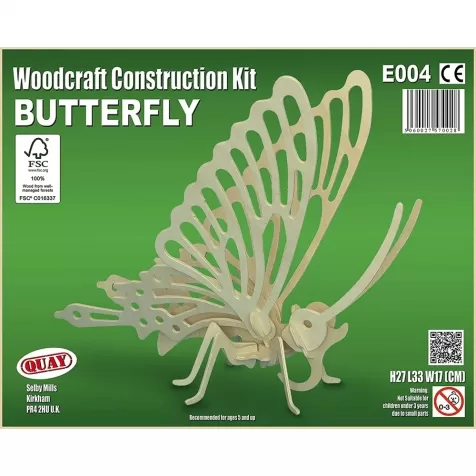 butterfly - kit di costruzioni in legno (certificazione fsc): 1