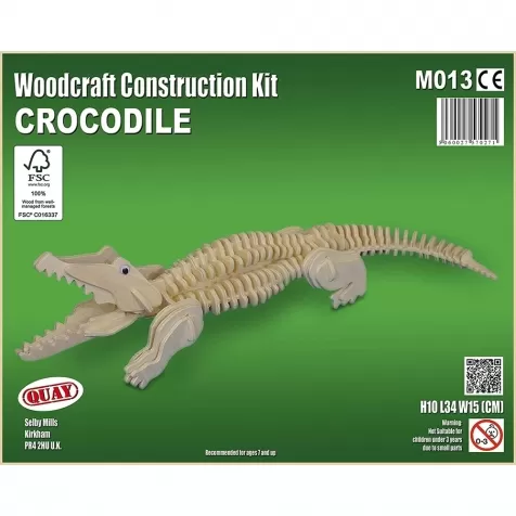 crocodile - kit di costruzioni in legno (certificazione fsc)