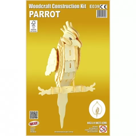 parrot - kit di costruzioni in legno (certificazione fsc): 1