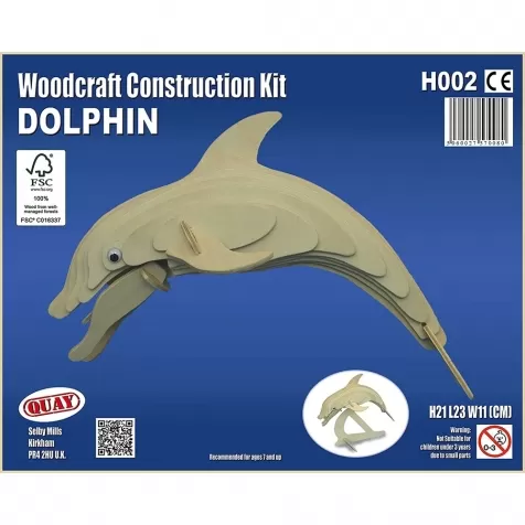 dolphin - kit di costruzioni in legno (certificazione fsc): 1