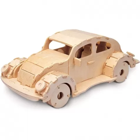 vw beetle - kit di costruzioni in legno (certificazione fsc): 2