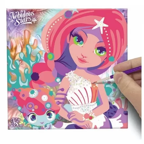 nebulous stars - fatine - pittura coi numeri su tela