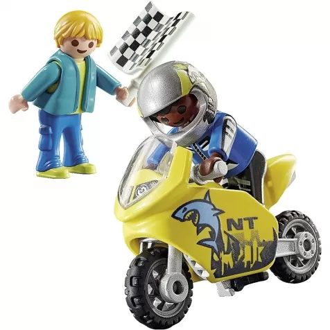 bambini con mini-moto