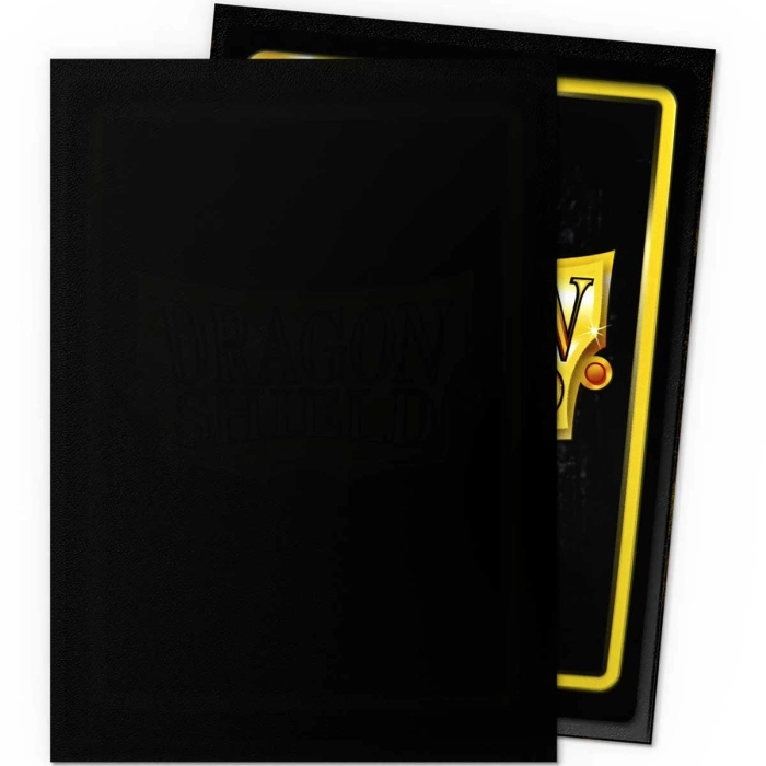 dragon shield standard sleeves - black matte (100 bustine protettive)